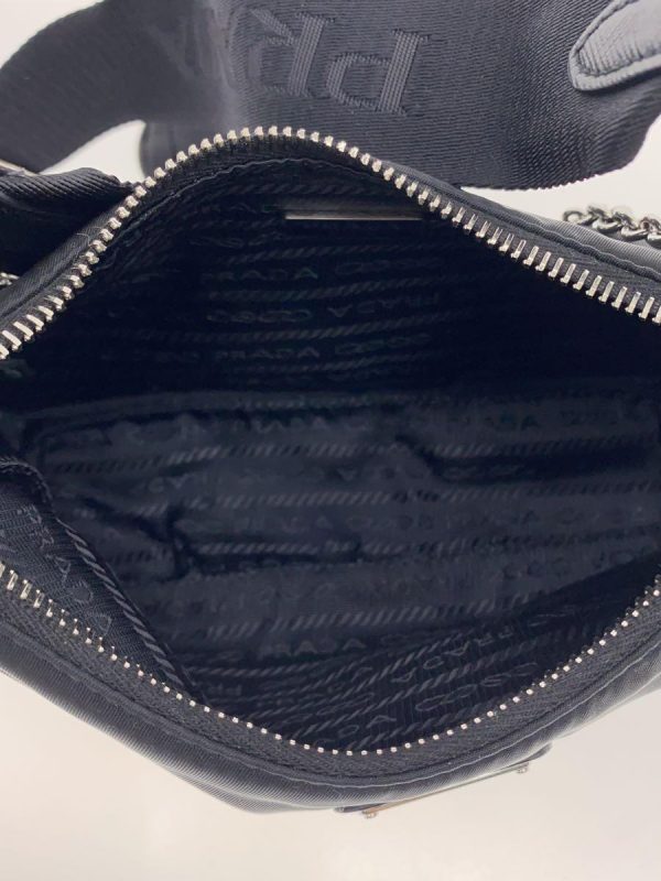 5 Prada Shoulder Bag Nylon Black