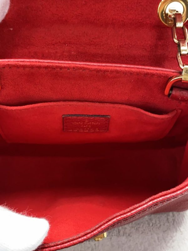 5 Louis Vuitton Metis BB Monogram Empreinte Shoulder Bag Leather Red