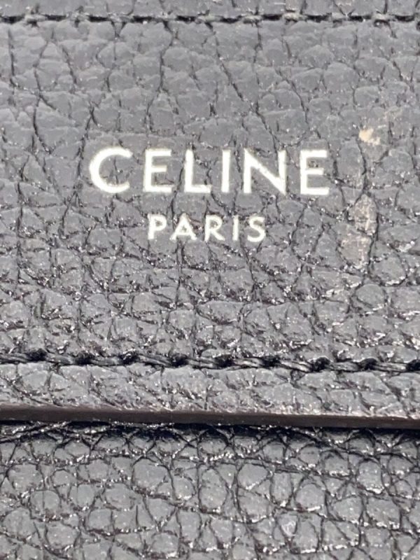 5 Celine Luggage Nano Shoulder Bag Leather Black