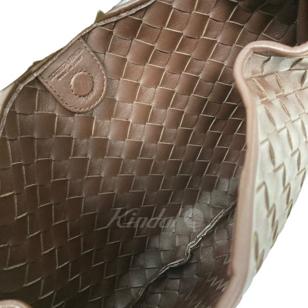 6 Bottega Veneta Sardine Classic Top Handle Sardine Handbag Brown