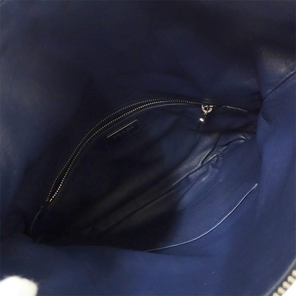 6 Prada Clutch Bag Shoulder Bag 2way Leather Blue