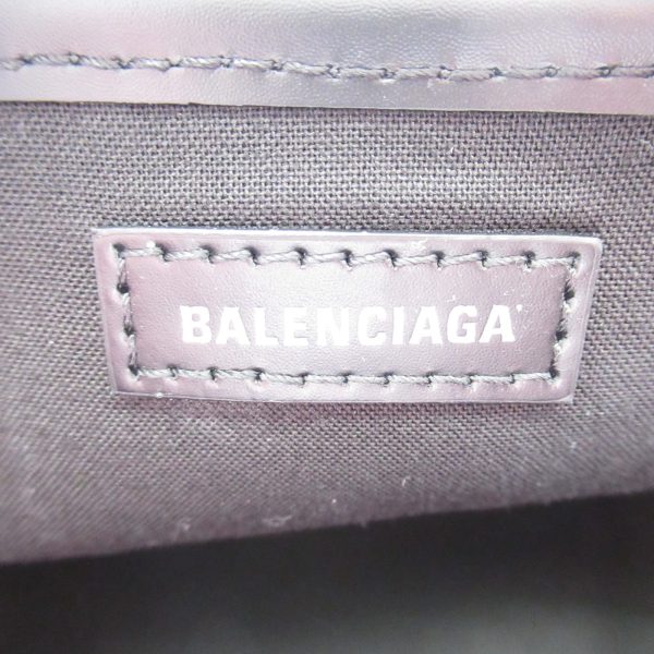 6 Balenciaga Small Cabas Tote Bag Leather NavyBlack