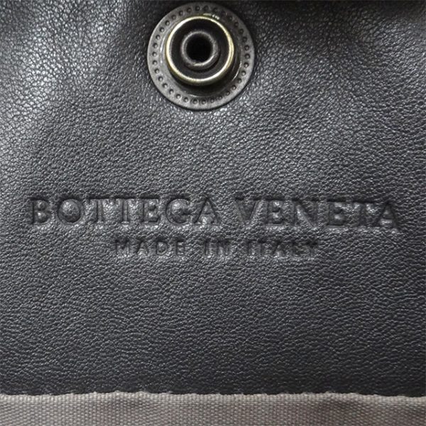 6 Bottega Veneta Intrecciato Shoulder Bag Leather Gray