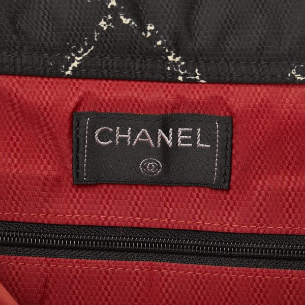 6 Chanel Rucksack Backpack Nylon Black