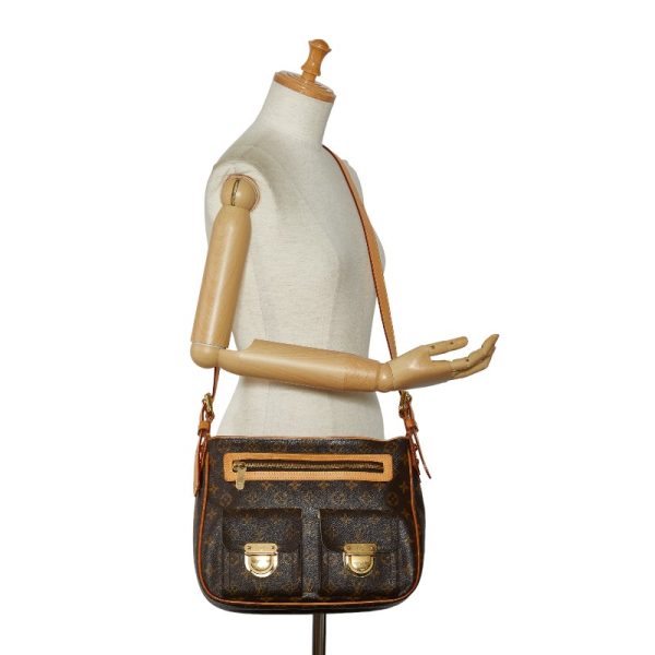 6 Louis Vuitton Monogram Hudson GM Handbag Shoulder Bag Brown