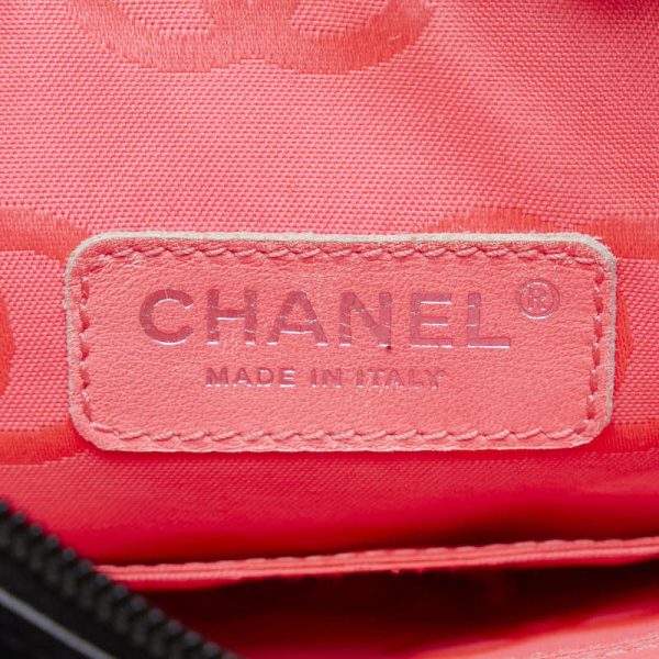 6 Chanel Crossbody Shoulder Bag Leather Black