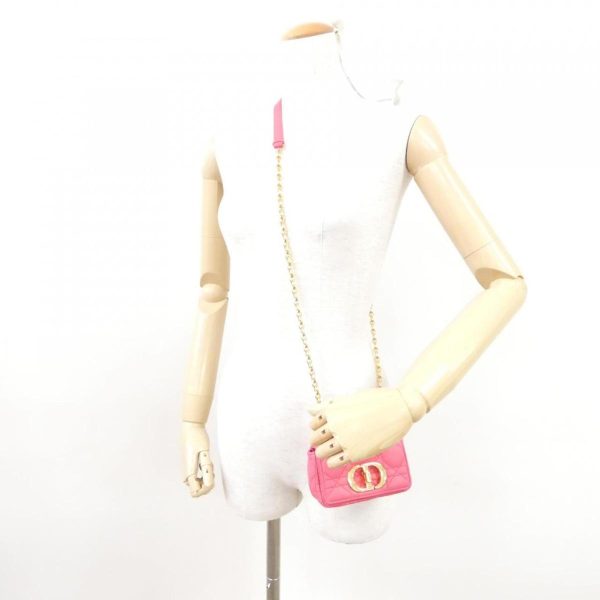 6 Christian Dior Caro Micro Shoulder Bag Fuchsia