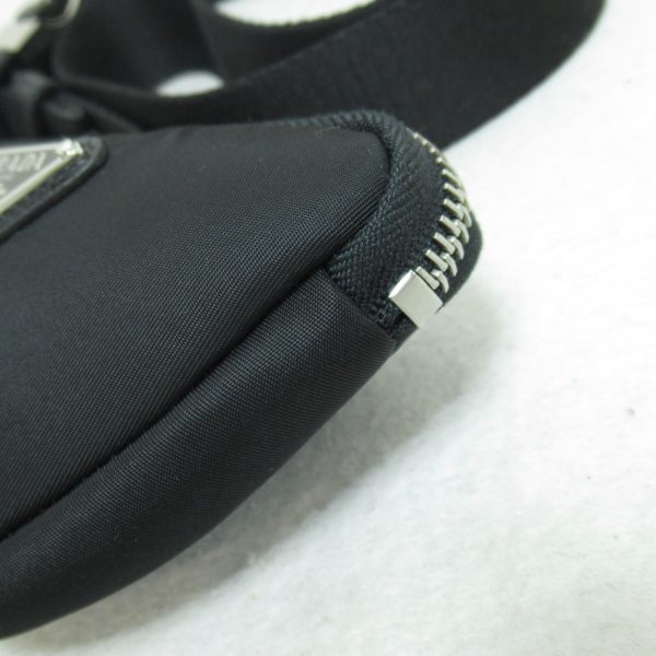 6 Prada Pouch Belt Bag Clothing Polyester Black