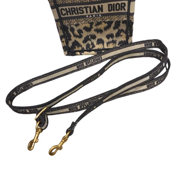 7 Christian Dior Book Tote Bag Mini Bag BeigeBlack