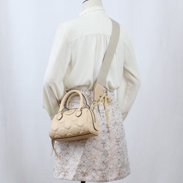 7 Gucci Crossbody Shoulder Bag GG Beige