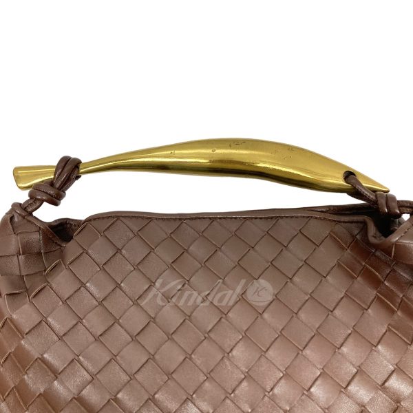 7 Bottega Veneta Sardine Classic Top Handle Sardine Handbag Brown