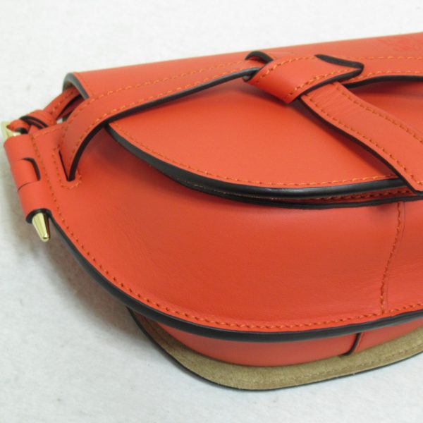 8 Loewe Mini Shoulder Bag Leather Orange