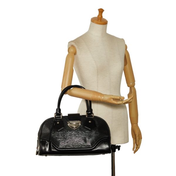 8 Louis Vuitton Montaigne GM Handbag Leather Noir Black