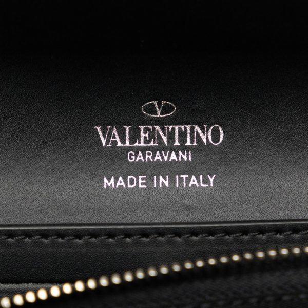 8 Valentino Wallet Shoulder Bag 2way Leather Black