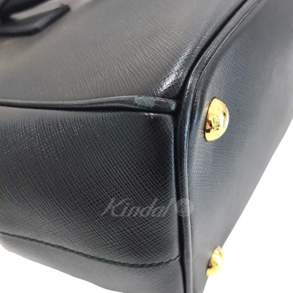 8001000745689 7 Prada Galleria Saffiano Leather Medium Bag Black