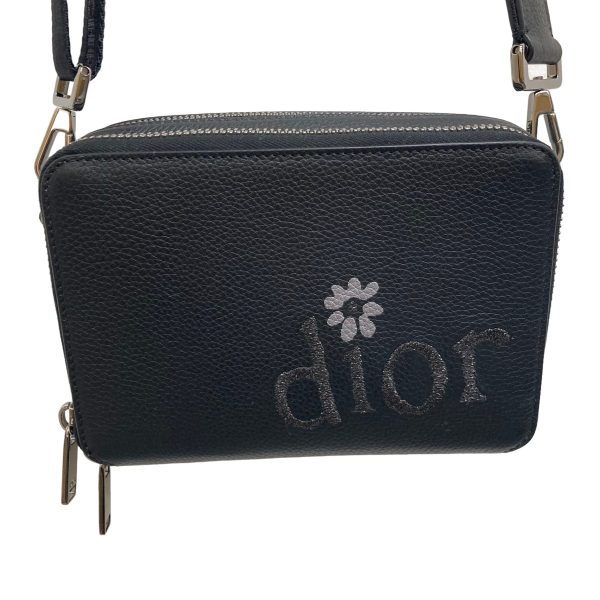 8005001107446 1 Dior by Erl Pouch Grained Calfskin Black