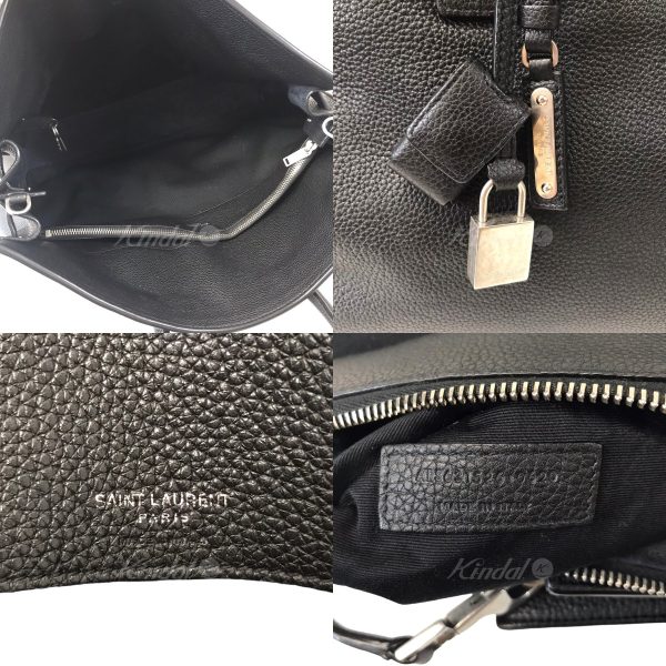 8020000830720 3 Saint Laurent Paris Sac De Jour Thin Large Shoulder Bag Black