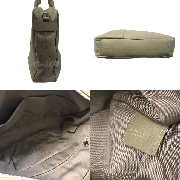 8020000870948 3 Bottega Veneta Classic Pillow Mini 2way Briefcase Shoulder Bag Taupe