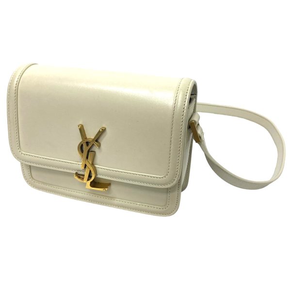 Saint Laurent Paris Solferino White Shoulder Bag