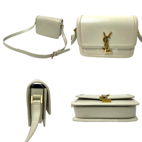 Saint Laurent Paris Solferino White Shoulder Bag - Image 2