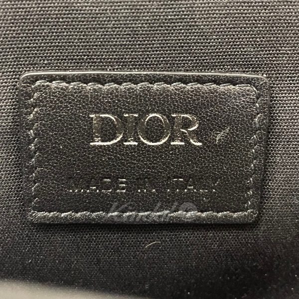 8040000720999 3 Dior Oblique Canvas Shoulder Bag Black