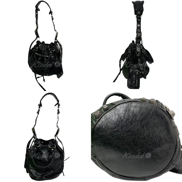 8040000751160 2 Balenciaga Luca Gour Bucket Bag Black