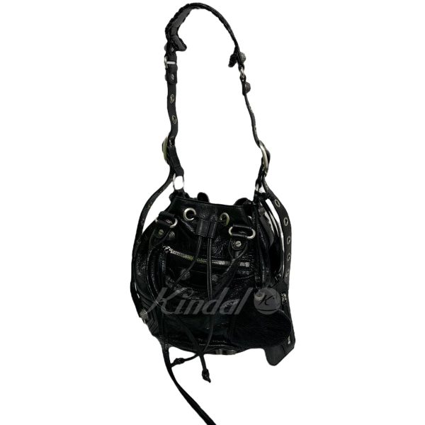 8040000751160 4 Balenciaga Luca Gour Bucket Bag Black