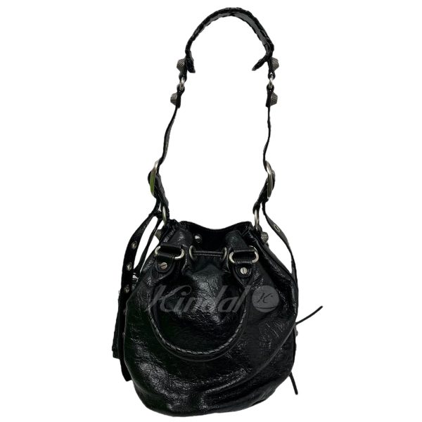 8040000751160 6 Balenciaga Luca Gour Bucket Bag Black