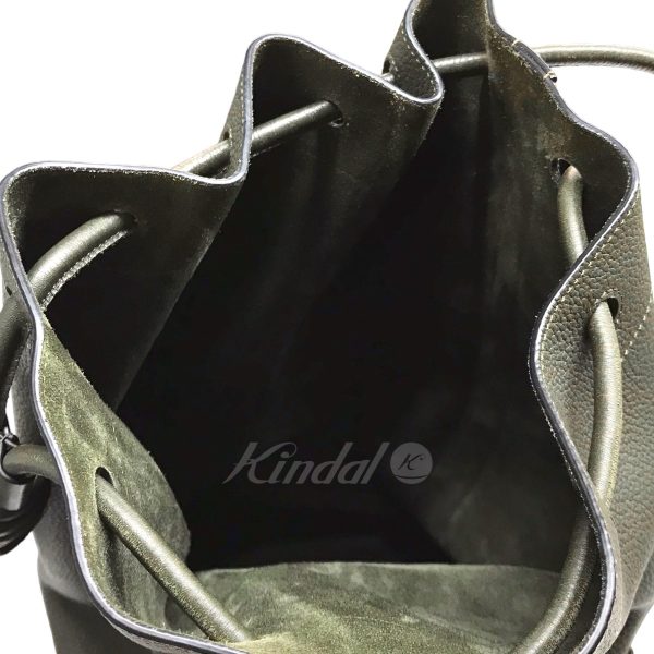 8042000348043 8 Loewe Sailor Bag Backpack Olive Leather Bucket Bag