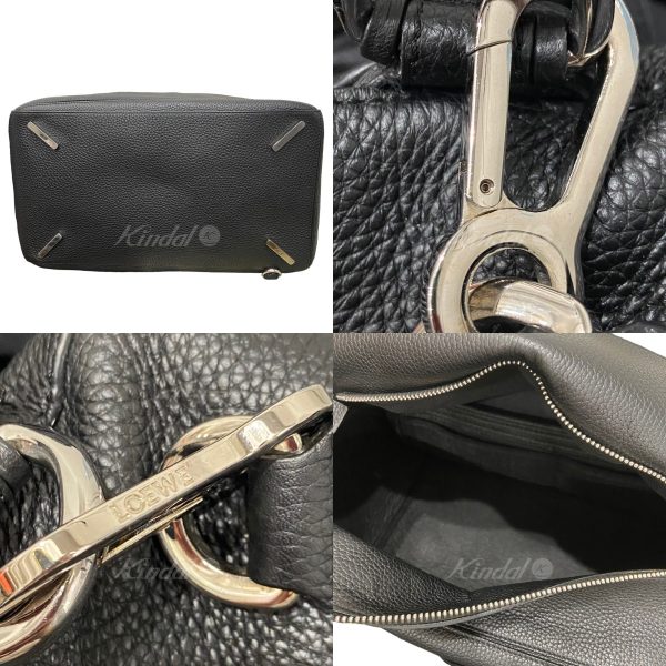 8045000684821 3 Loewe Puzzle Small Black Leather Shoulder Bag