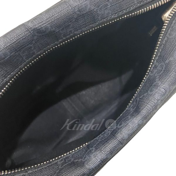 8045000730320 11 Gucci GG Embossed Shoulder Bag Black