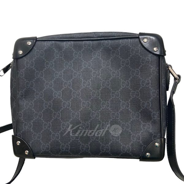 8045000730320 4 Gucci GG Embossed Shoulder Bag Black