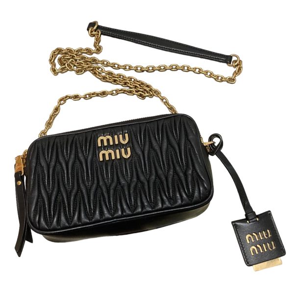 8045000788819 1 Miu Miu Matlasse Mini Chain Shoulder Bag