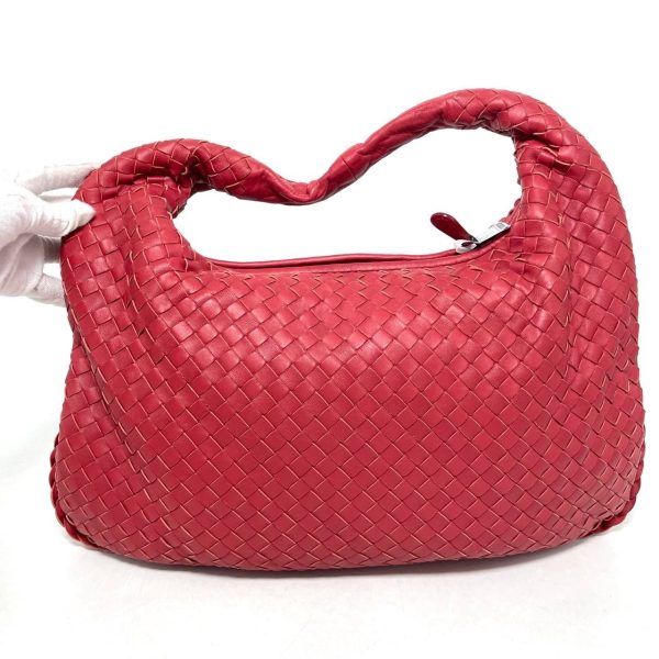 BBDC3232 C6D6 45C4 AACD BE659B904753 Bottega Veneta Intrecciato Hobo Bag Medium Burgundy Lambskin leather