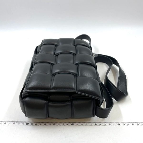 F360AE19 781C 4391 95EA 2FE23246050D Bottega Veneta Padded Cassette Black Leather