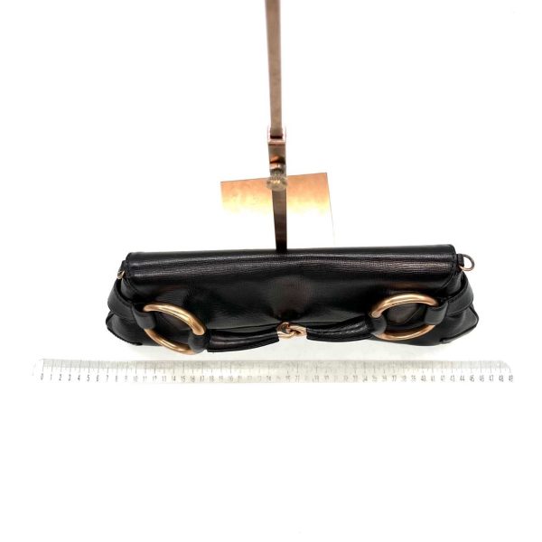 IMG 0660 Gucci Horsebit 1955 Chain Shoulder bag Large Black Leather