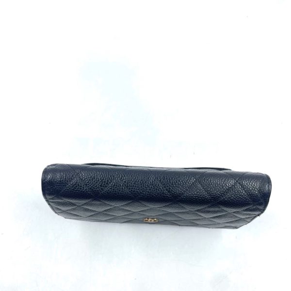 IMG 0953 Chanel Wallet on Chain WOC Black Caviar Leather with Gold hardware