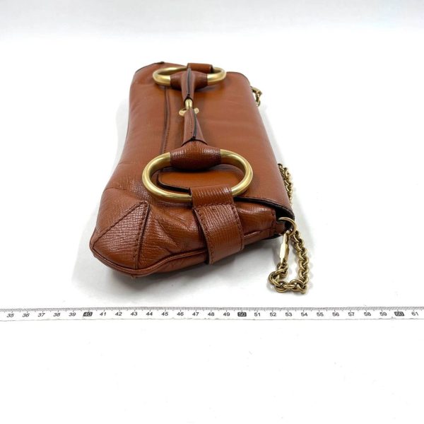 Camel Gucci Horsebit 1955 Chain Shoulder bag Large Camel Leather