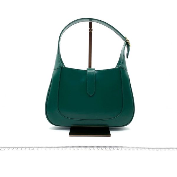 Jackie 1961 Gucci Jackie 1961 Green Leather Bag Small with Adjustable Strap