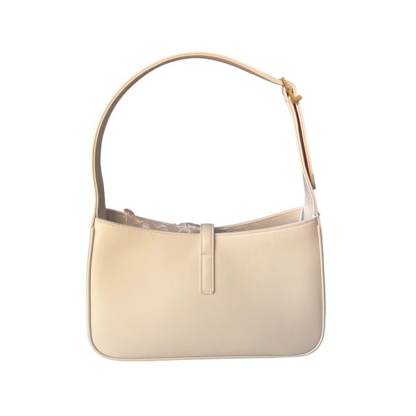 White Hobo bag by Yves Saint Laurent Le 5 à 7 Cream White Leather Standard Size