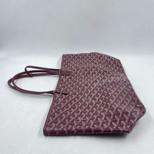 IMG 4129 Goyard Saint Louis PM Tote Medium Burgundy