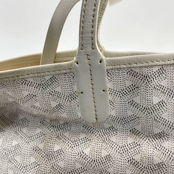 IMG 4211 Goyard Saint Louis PM Tote Medium White