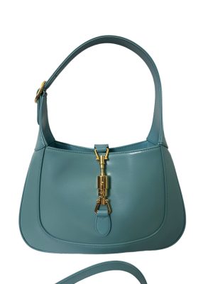 Gucci Gucci Jackie 1961 Blue Small Shoulder Bag with Adjustable Strap
