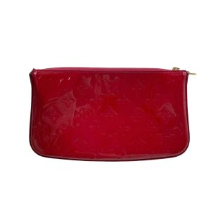 Louis Vuitton Louis Vuitton Pochette Accessoire Patent Leather Red Medium