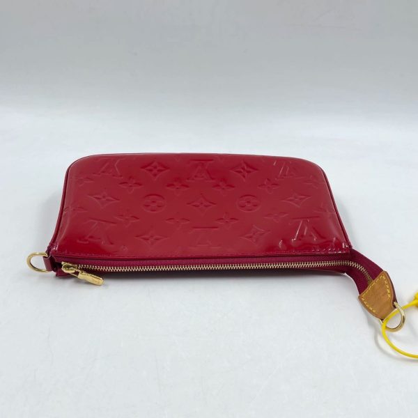 Patent leather Louis Vuitton Pochette Accessoire Patent Leather Red Medium