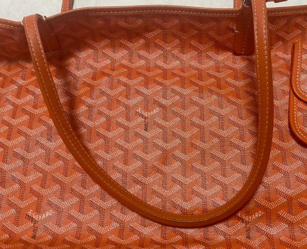 IMG 4659 56e71175 4e32 415e 9c26 3d28e9fa8b00 Goyard Saint Louis GM Large Tote Orange