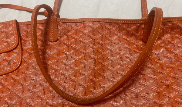 IMG 4660 Goyard Saint Louis GM Large Tote Orange