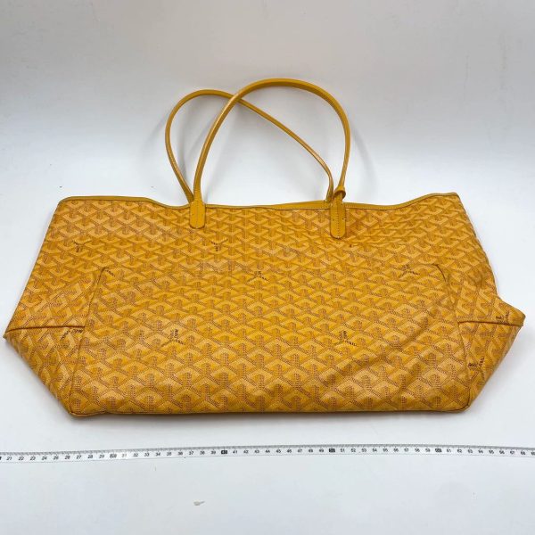 IMG 4690 Goyard Saint Louis GM Large Tote Yellow