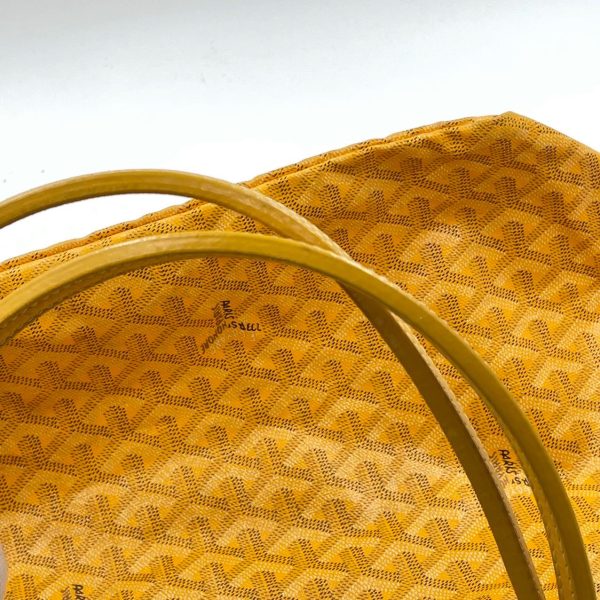 IMG 4700 Goyard Saint Louis GM Large Tote Yellow