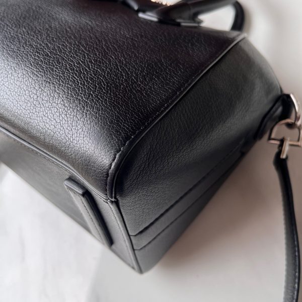 IMG 5475 Givenchy Antigona Mini Black Calf Leather Top Handle bag with Strap